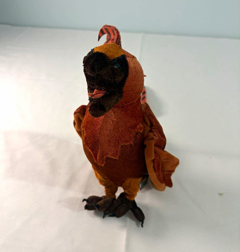 Harry Potter Fawkes Phoenix Plush Toy 10 in Brown Red Collectible